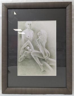 Scène érotique - Jean Pierre Stholl