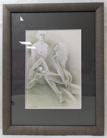 Scène érotique - Jean Pierre Stholl