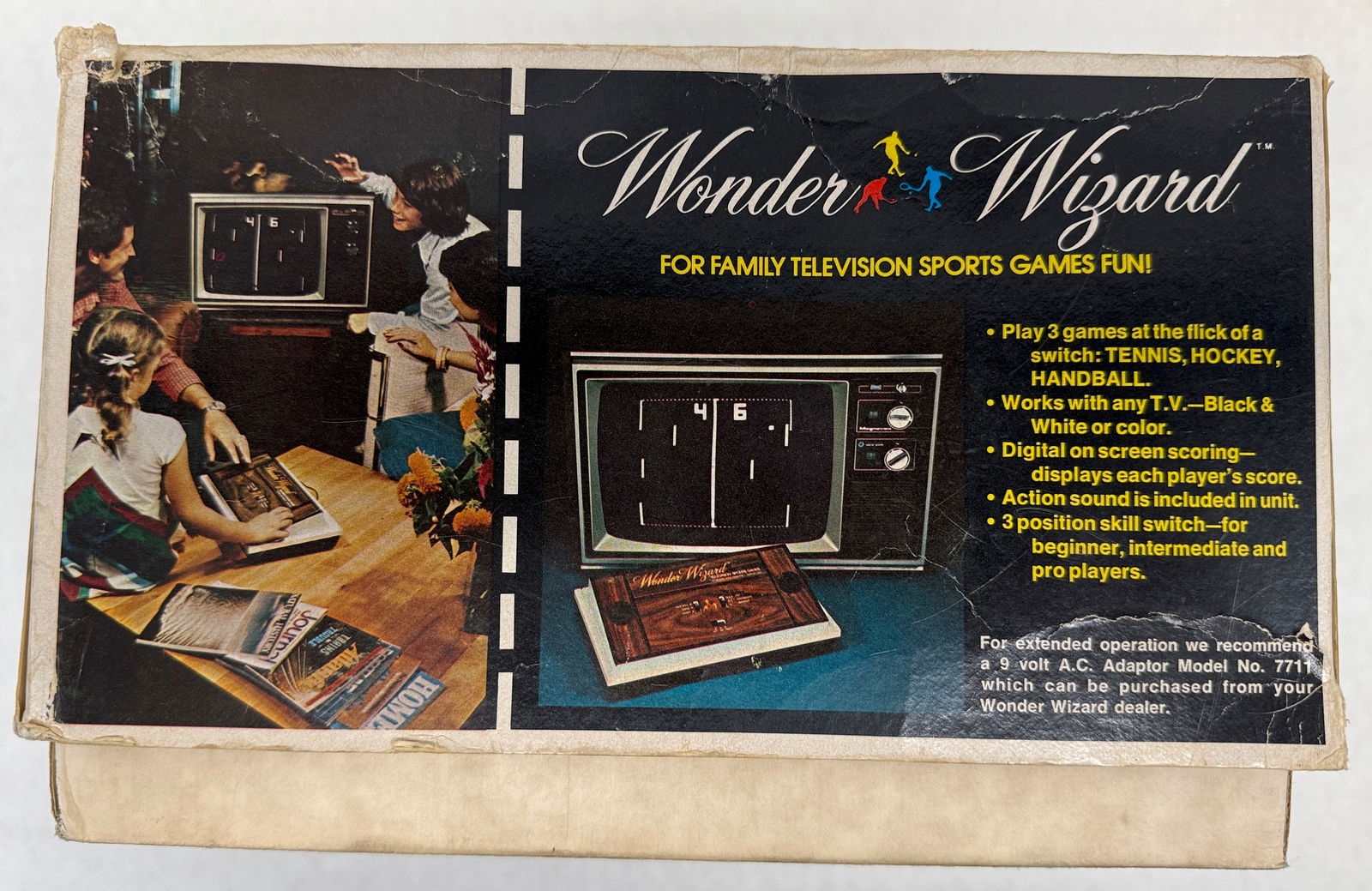 Wonder | WONDER WIZARD TELEVISION SPORTS GAME CONSOLE (1976) | MutualArt