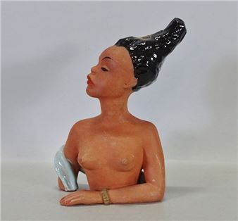 Figurin, nakenstudie - Carl Franz Bauer