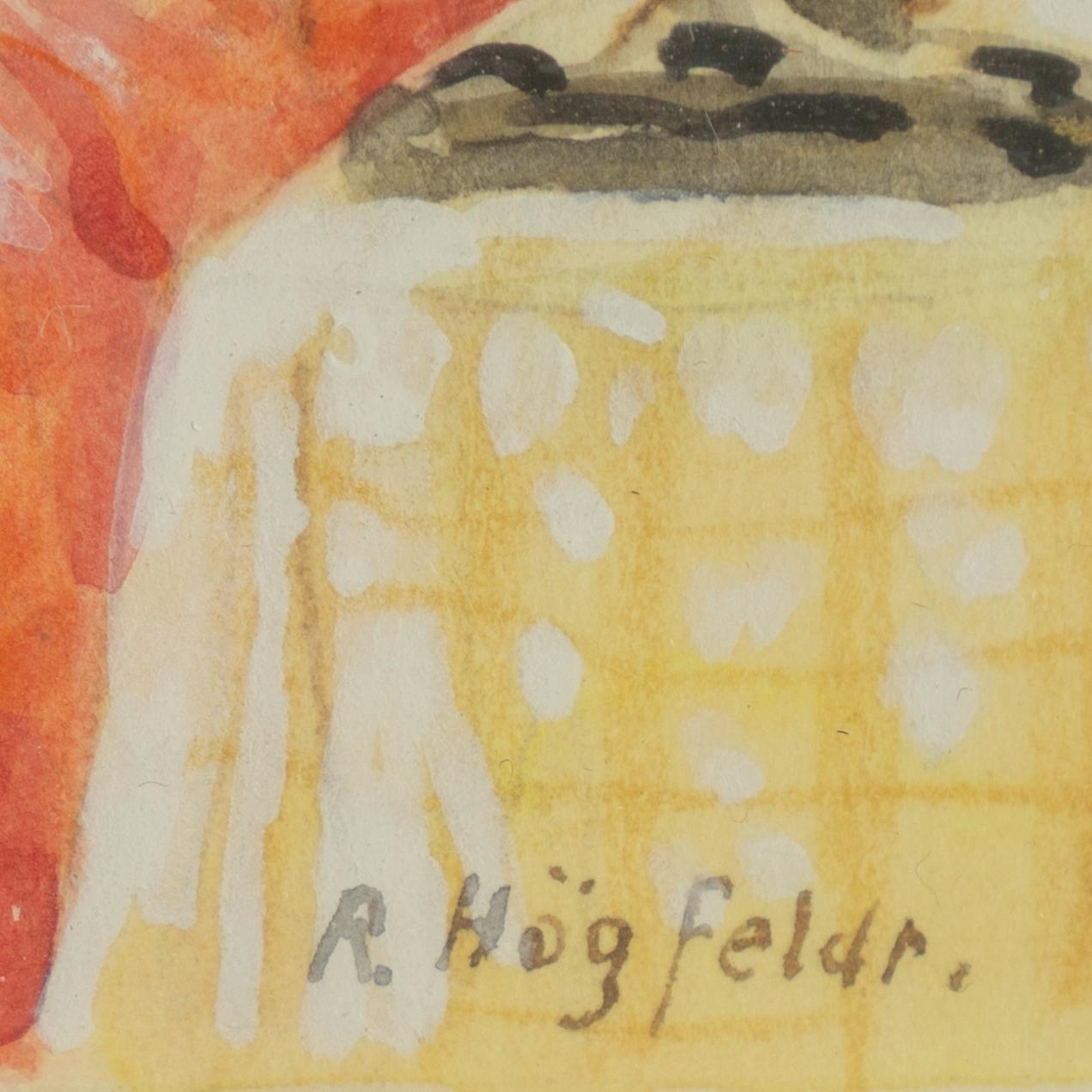 Artwork by Robert Högfeldt, Beauty Affairs, Made of Watercolour with opaque white