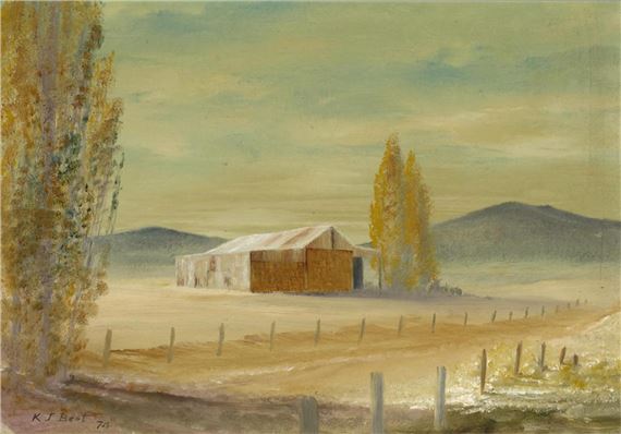 Untitled (Farm Shed by Kevin John Best, 1974