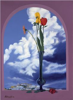 Untiled (Vase in Window - Ian Galbraith