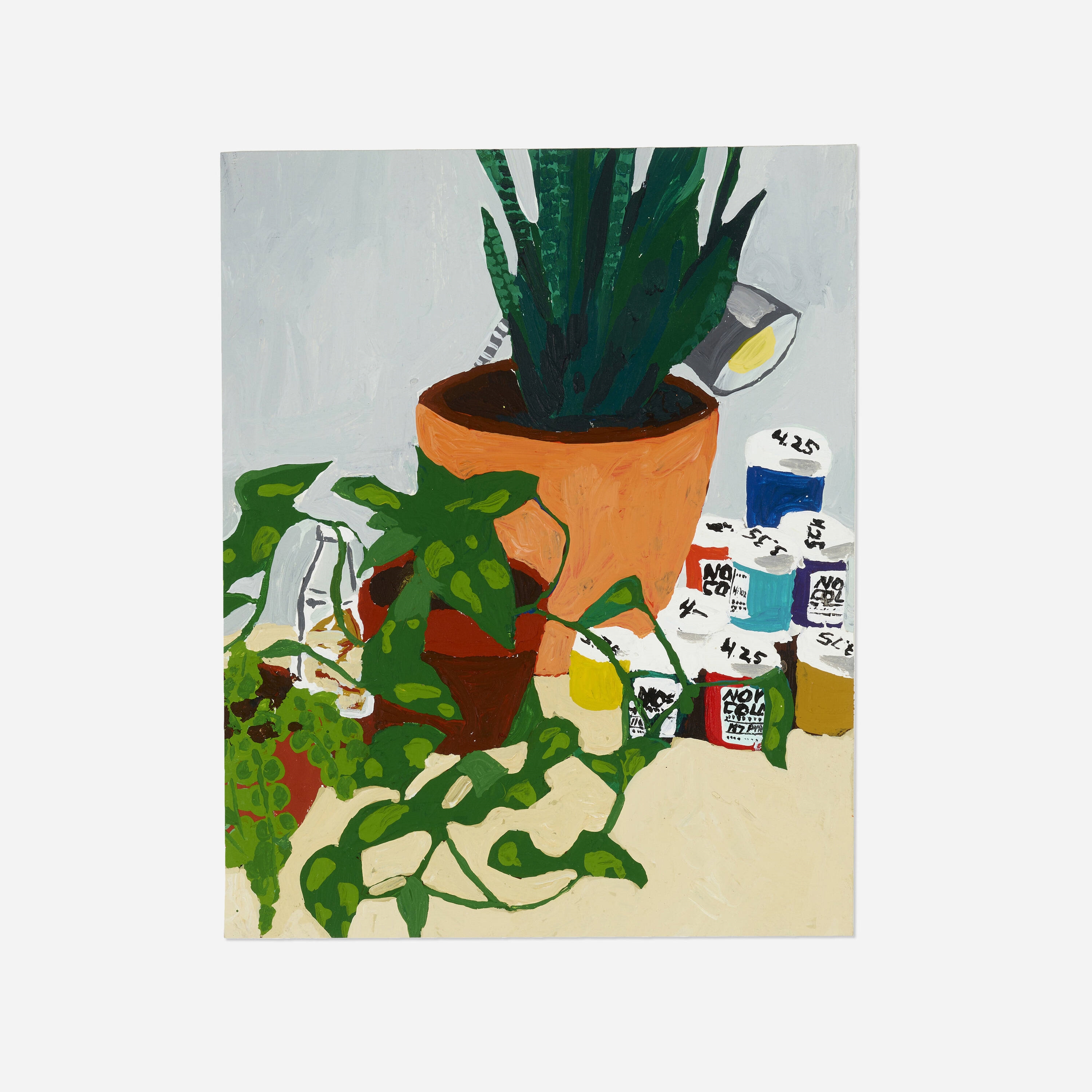 Artwork by Hilary Pecis, Studio Study, Made of oil on paper