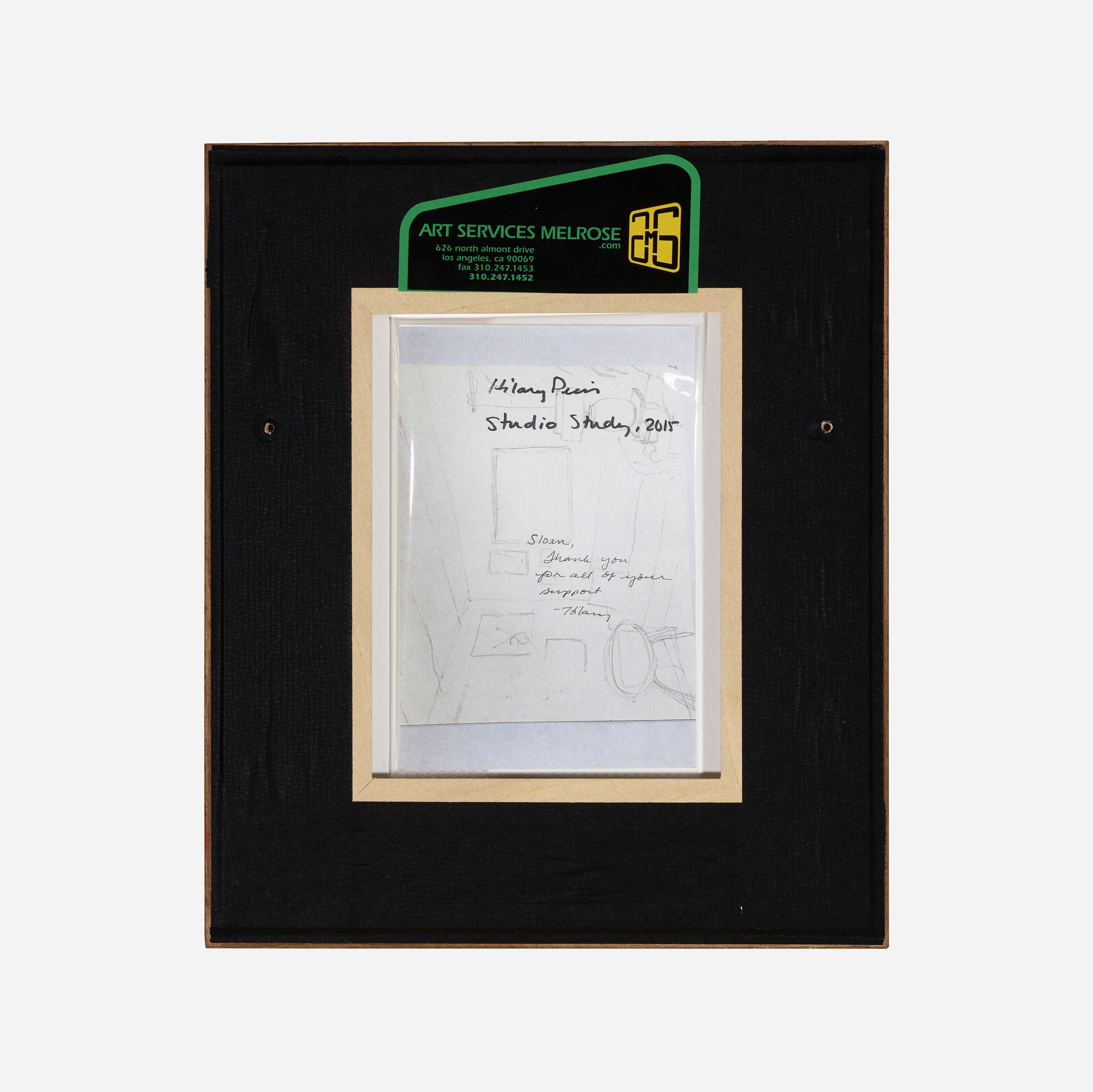 Artwork by Hilary Pecis, Studio Study, Made of oil on paper