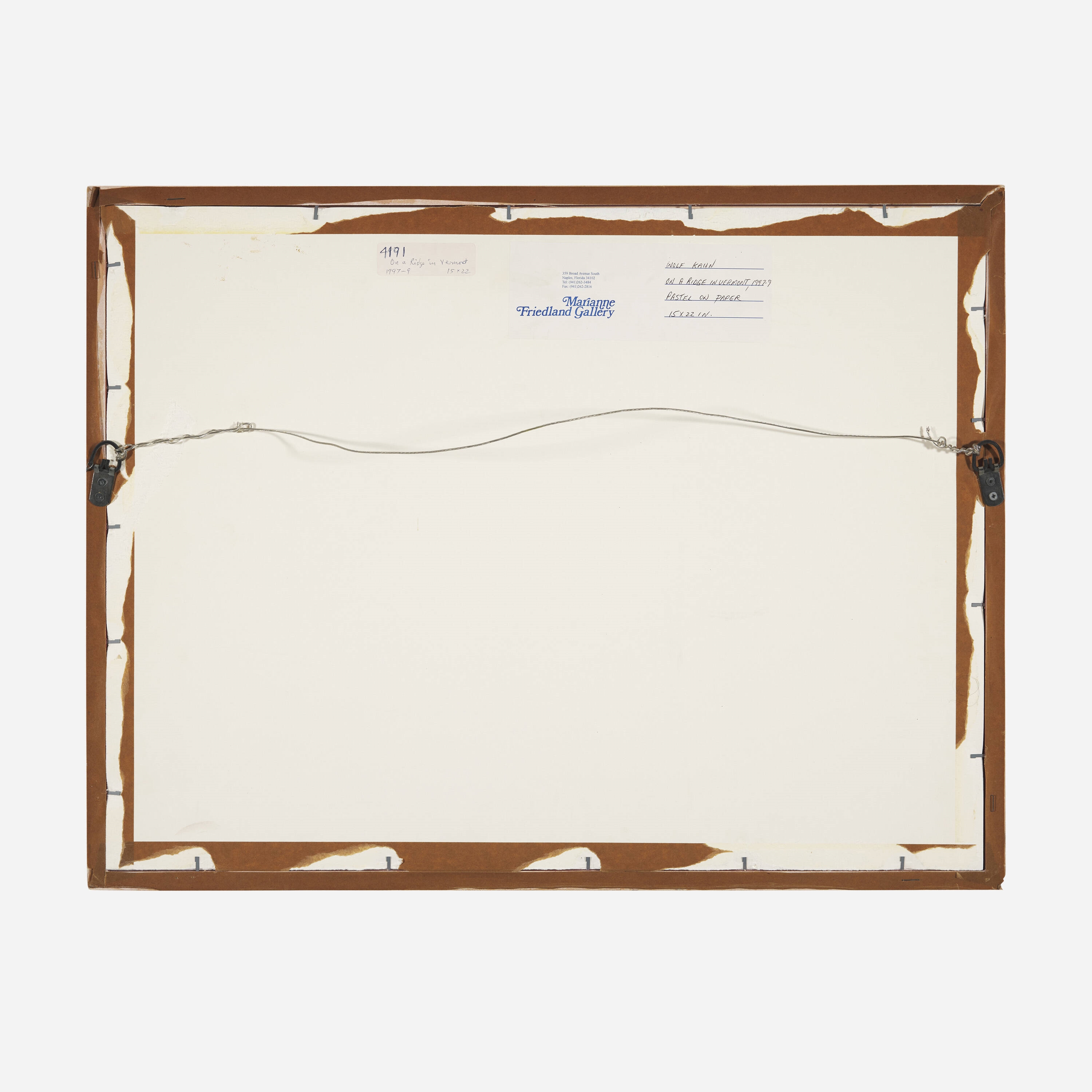 Wolf Kahn | On a Ridge in Vermont (1997 - 1999) | MutualArt