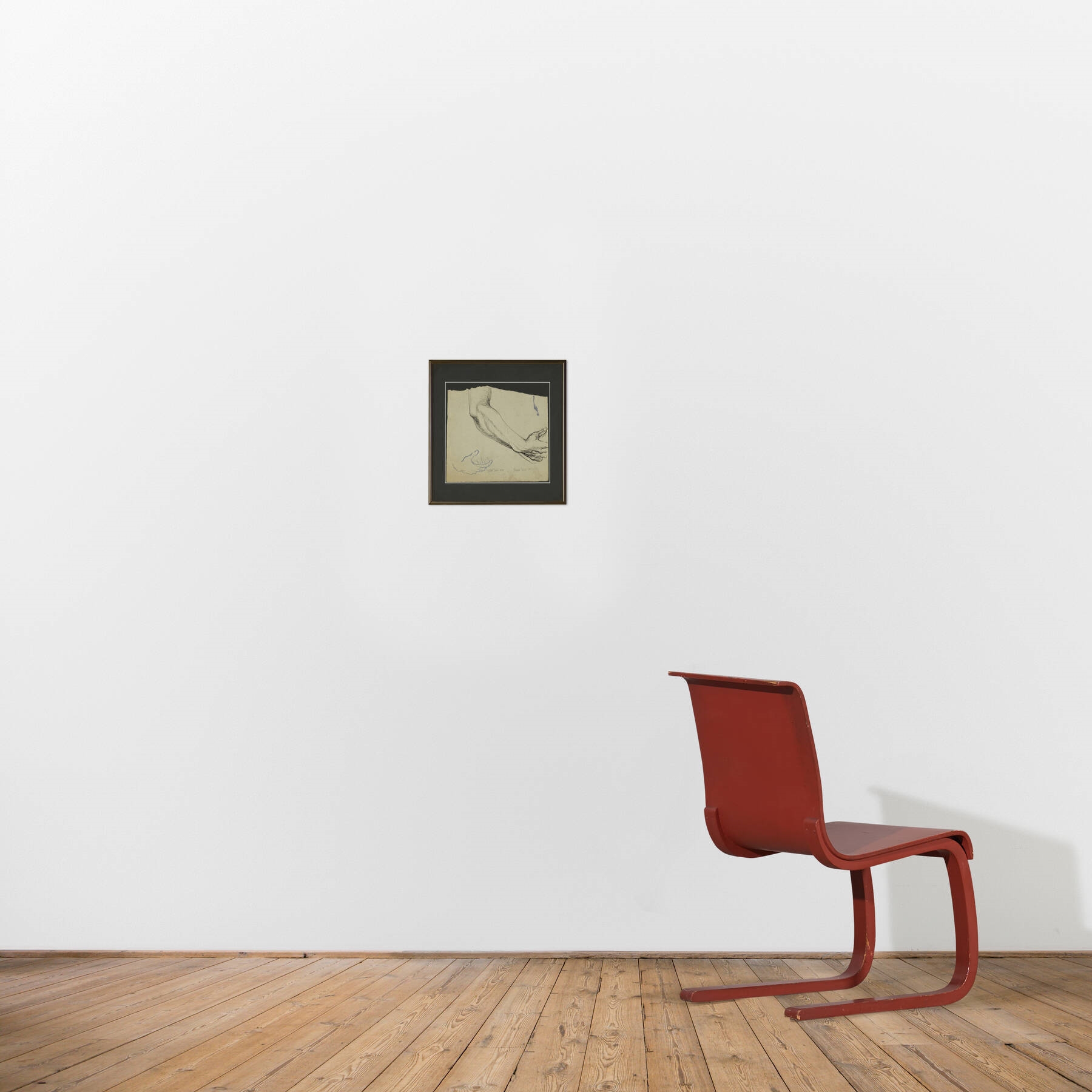 Artwork by Bernard Perlin, Robert Drew's Arm, Made of ink on paper