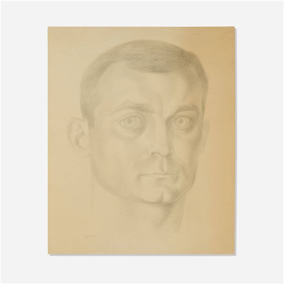 Portrait of a Man by Bernard Perlin, circa 1950