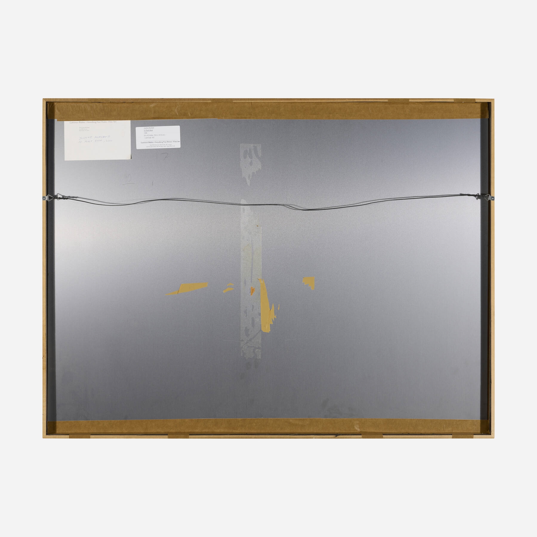 Artwork by Justine Kurland, 12 Point Buck, Made of C-print mounted to aluminum