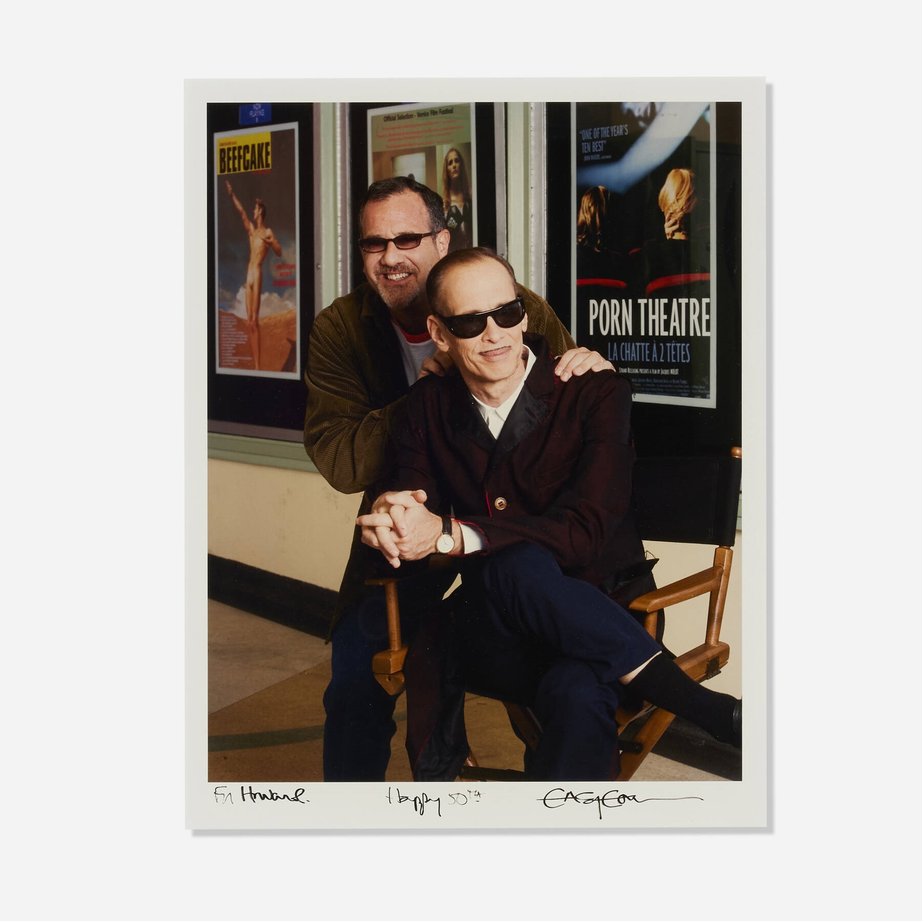 Artwork by Greg Gorman, Howard Bragman and John Waters, Made of c-print