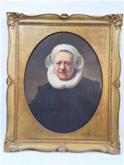 Portrait of Aechje Claesdr - Rembrandt van Rijn