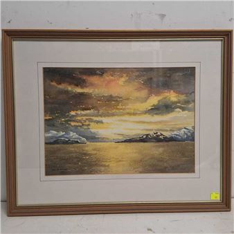 Midnight sun, Norway - David Moore