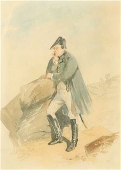 Untitled - possibly Napolean's exile on Saint Helena - Samuel Thomas Gill