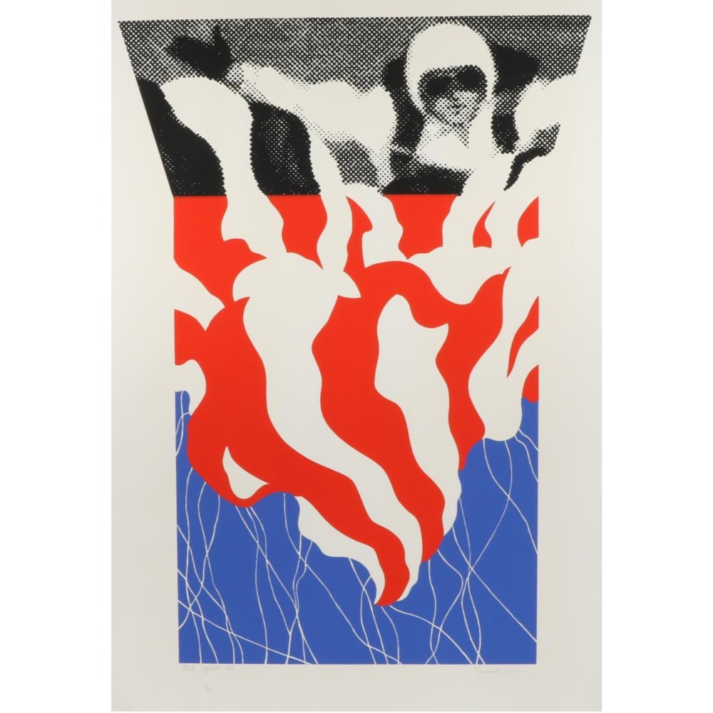 Gerald Laing | First Skydiver (1968) | MutualArt