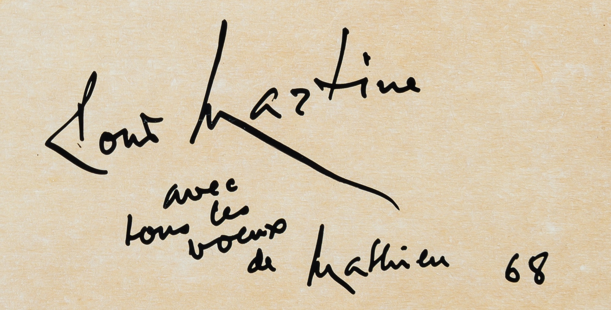 Georges Mathieu | Untitled (1968) | MutualArt