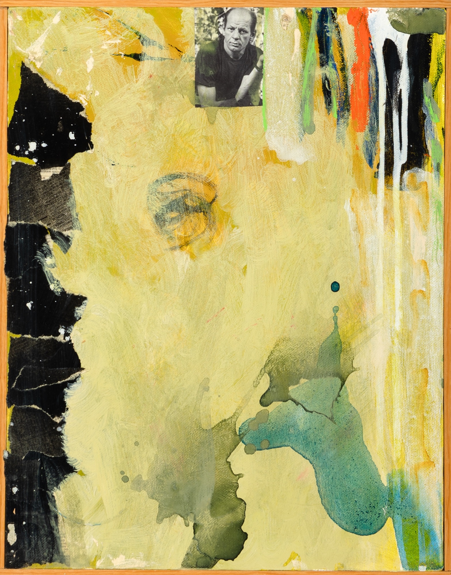 Artwork by J. Bowyer Bell, Splash, Made of Oil and collage on canvas