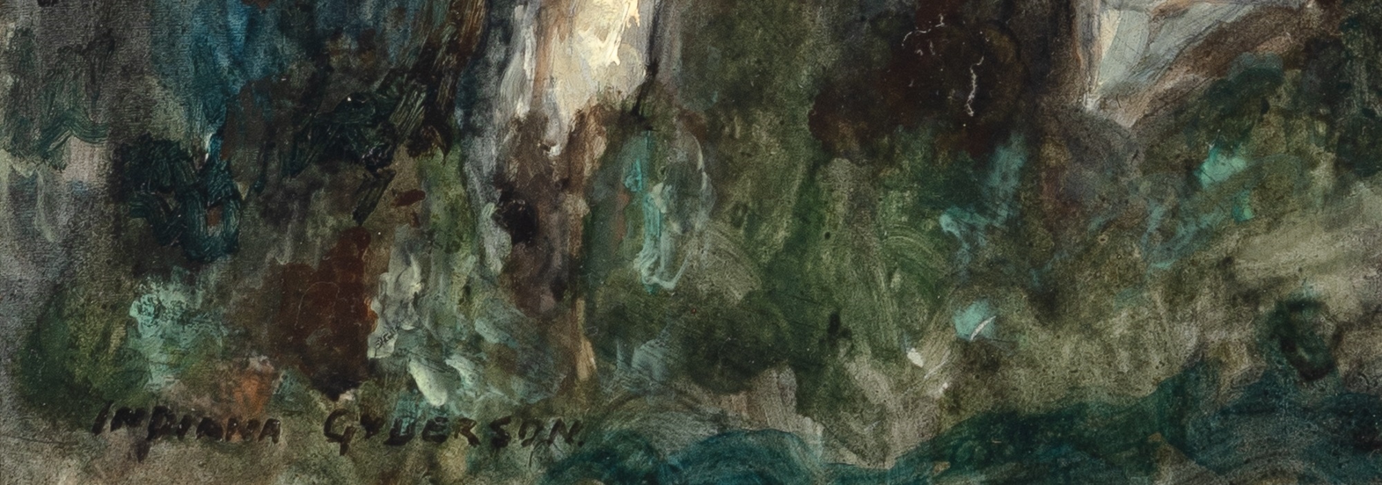 Artwork by Indiana Gyberson, Portrait of a Little Girl, Made of Oil on board