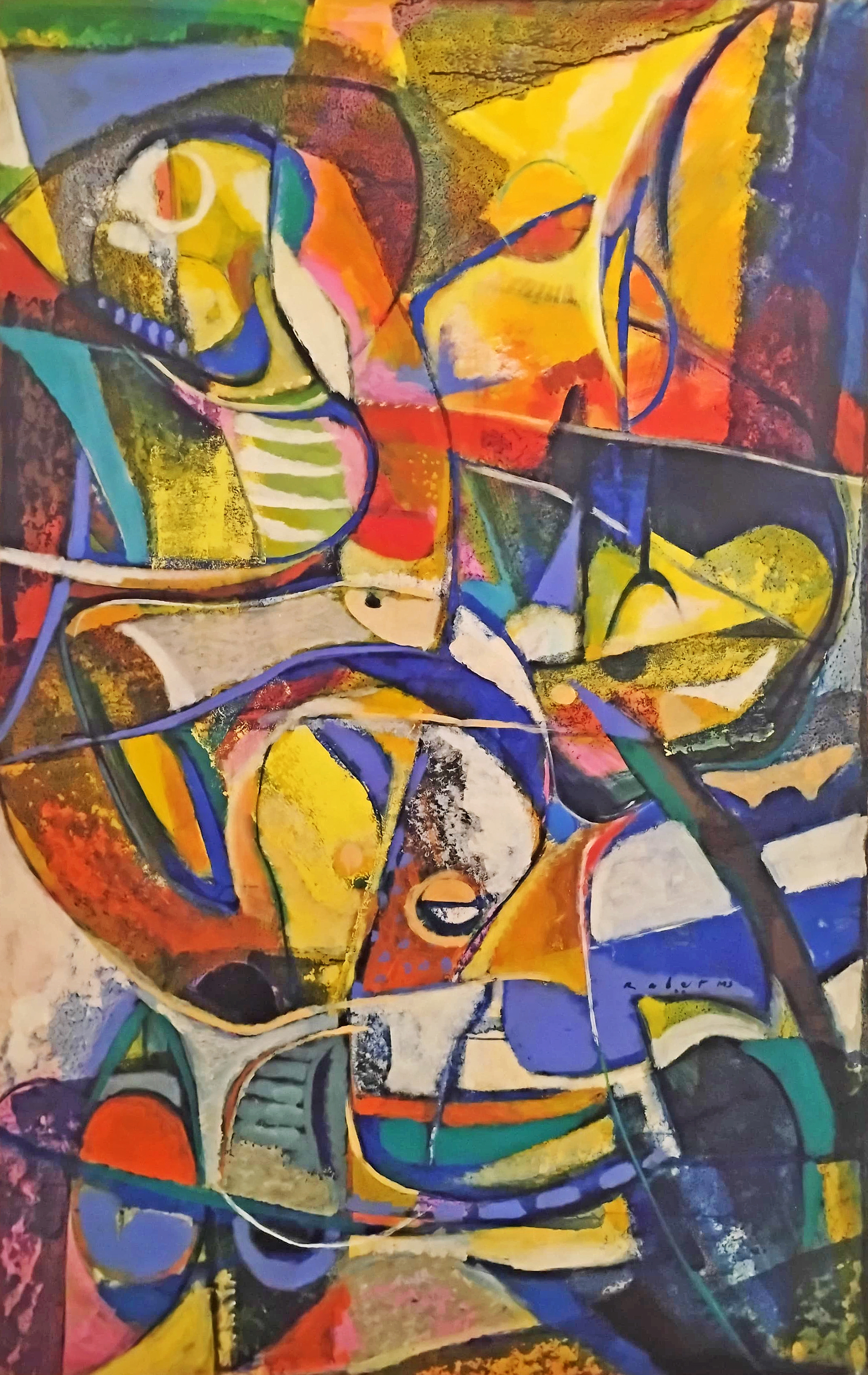 Artwork by Rabet MS, Tanjidor Music, Made of oil on canvas