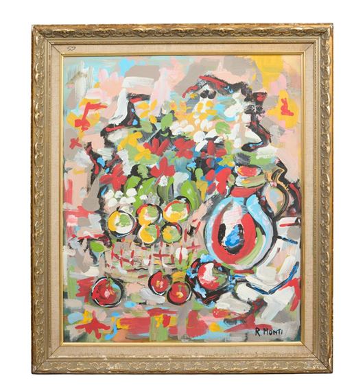 Rocco Monticolo | Mid-Century Abstract Still Life | MutualArt