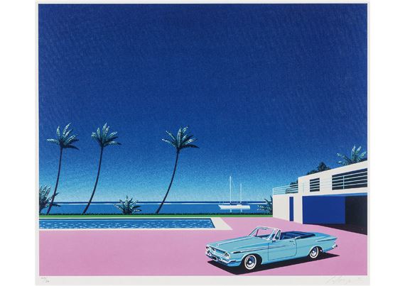 ■完売品 HIROSHI NAGAI ジークレーアートSIDE B 直筆サイン付 Amazon.co.jp: 永井 博 HIROSHI NAGAI ジークレーアート 直筆