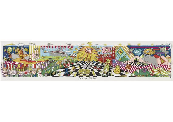 James Rizzi /ＨＥＲＥ ＣＯＭＥＳ ＴＨＥ ＳＵＮ James Rizzi | Here Comes the Sun (1995) | MutualArt