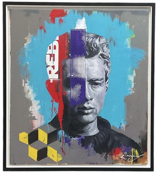 James Dean III by Zinsky