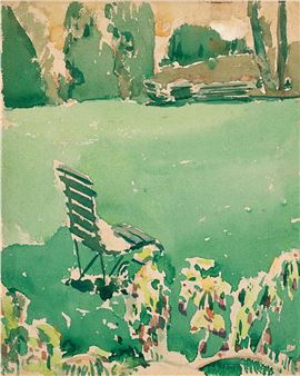 A Corner of a Park - Wu Dayu