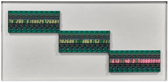 Oblique Three - Tatsuo Miyajima