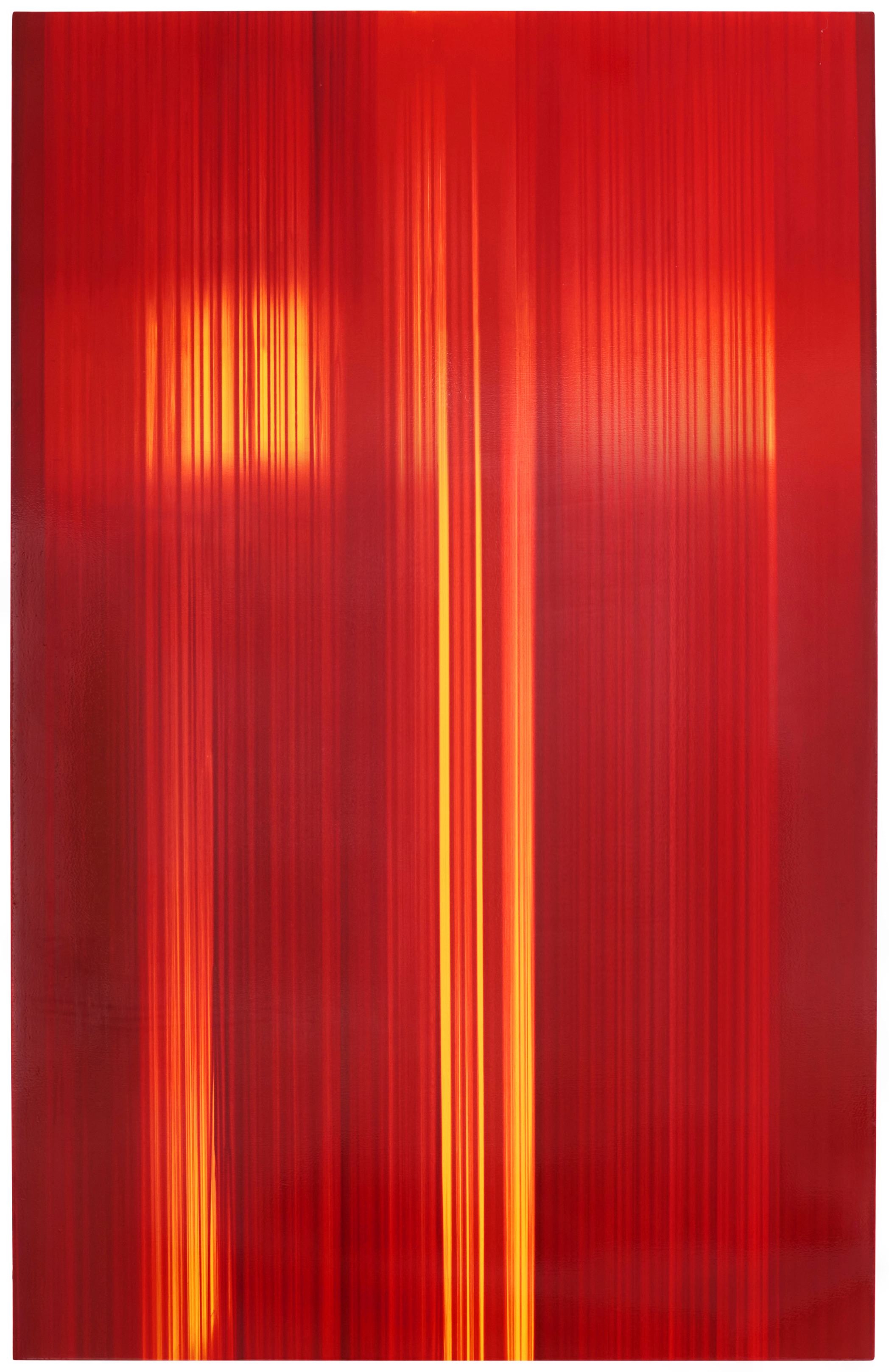 Artwork by Rachel Howard, Heaven and Hell, Made of household gloss on canvas