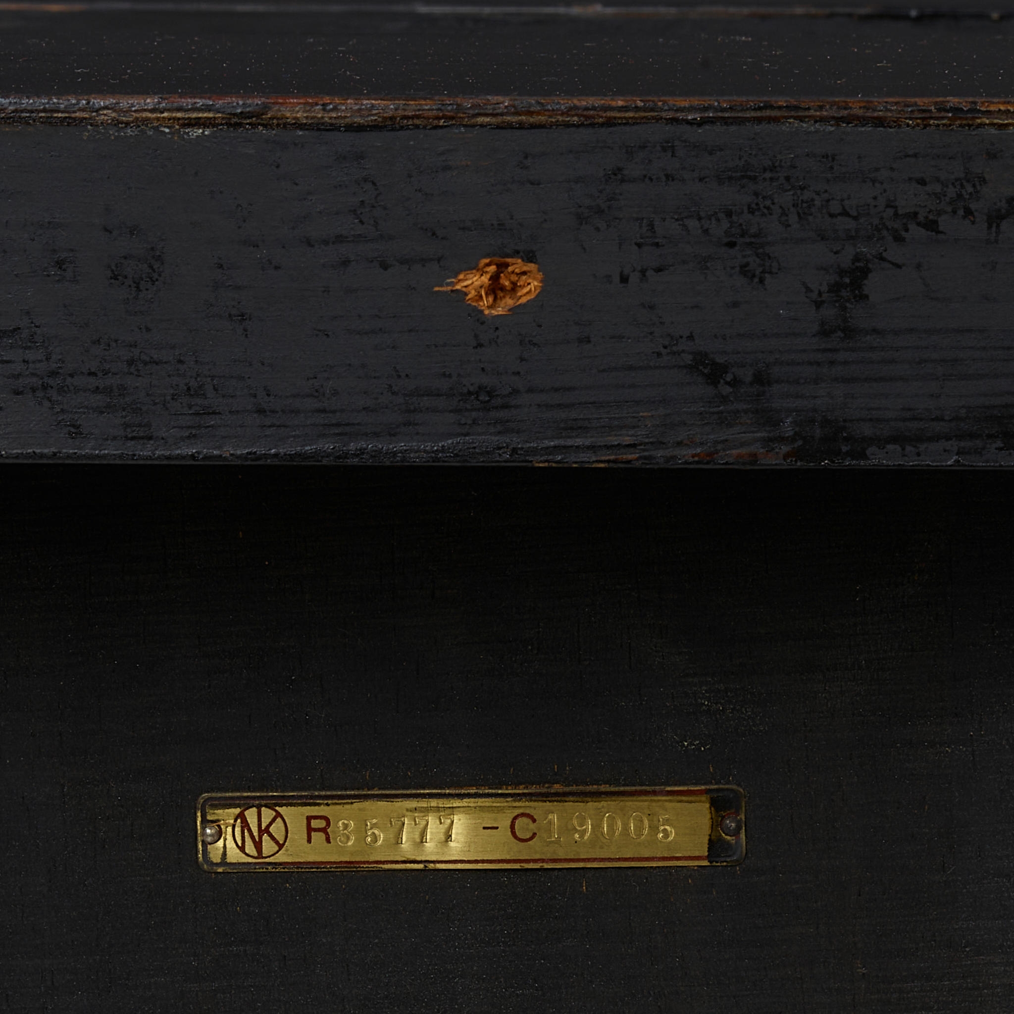 Artwork by Sven Toresson, Torgny Roloff, Pair of Rococo-Style Bookcases
circa 1931
for Nordiska Kompaniet, ebonized wood, parcel gilt, each with Nordiska Kompaniet plaques numbered 'R35777 - C19005'
height of each 39 1/2in (100cm); width 65 3/4in (167cm); depth 11 1/4in (28.5cm, Made of ebonized wood
