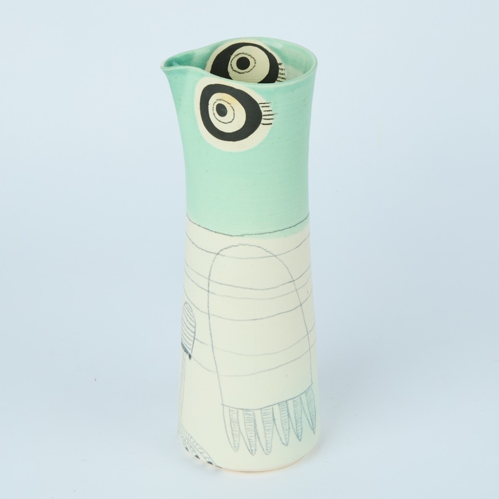 Artwork by Kairava Gullatz, A Bird Jug, Made of Ceramics