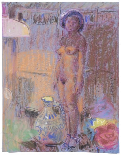 Artwork by Josep Maria Segimon I Valent, "Blau", Made of Mixed media on paper