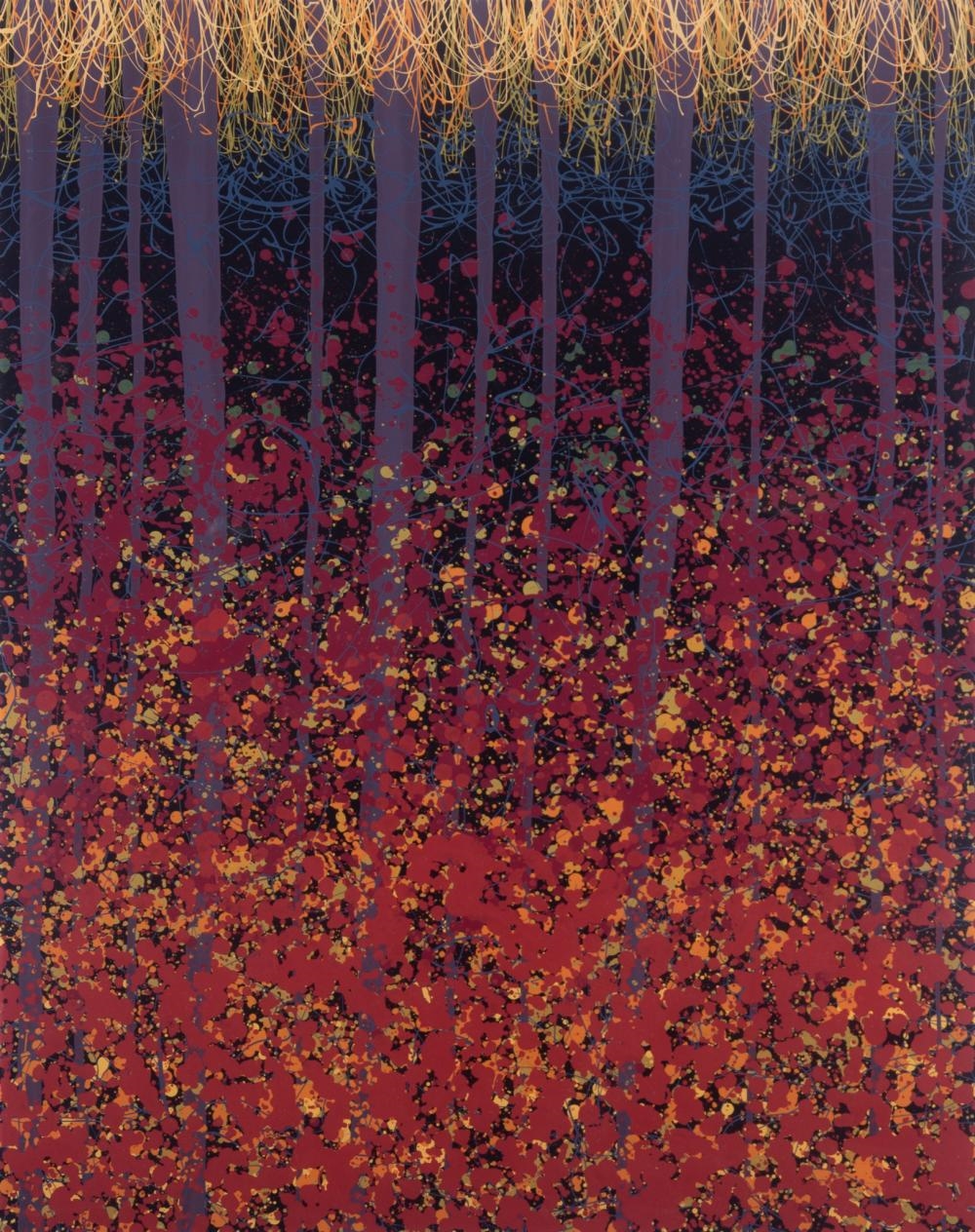 Artwork by Daniel Lager, Evermore, Made of reverse painting on acrylic