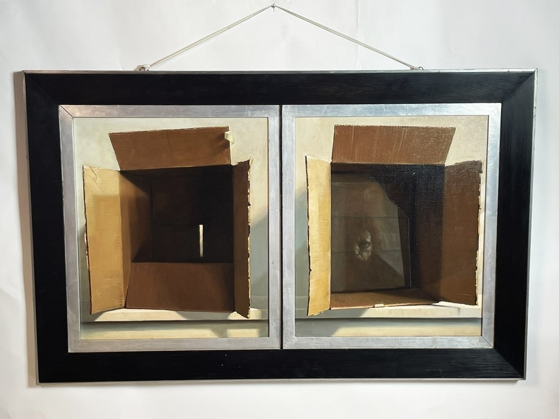 Jan V. Saether | Diptych Oil Painting by Jan Saether from the Gnostic ...