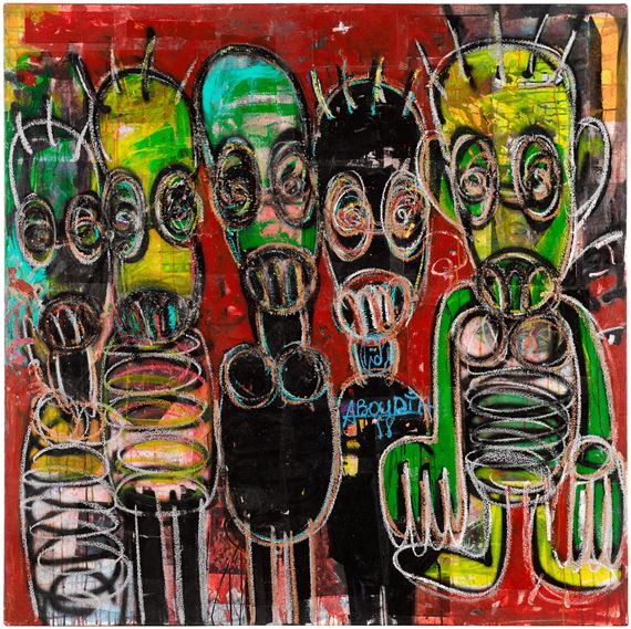 Untitled by Aboudia, Executed in 2019