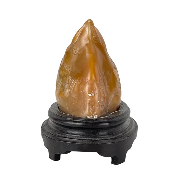 Chinese School, 20th Century | A CHINESE SHOUSHAN STONE CARVING | MutualArt