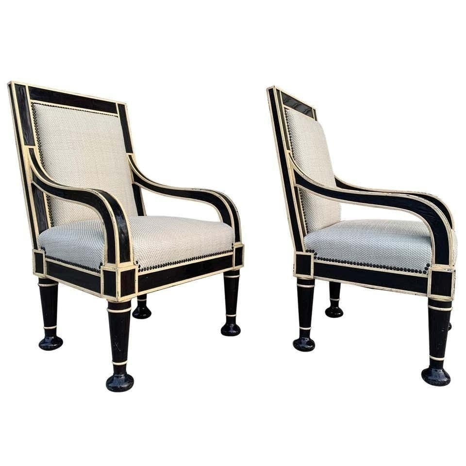 Artwork by Hendrix Allardyce, Pair of Oversized Armchairs by Hendrix-Allardyce, Made of Pair of armchairs