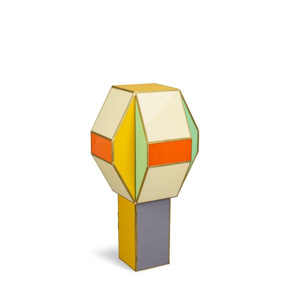 Lanterna de Vidrio 1
2019
glass, brass
height 24 5/8in (62.5cm); width 13in (33cm); depth 13in (33cm - Fabien Cappello