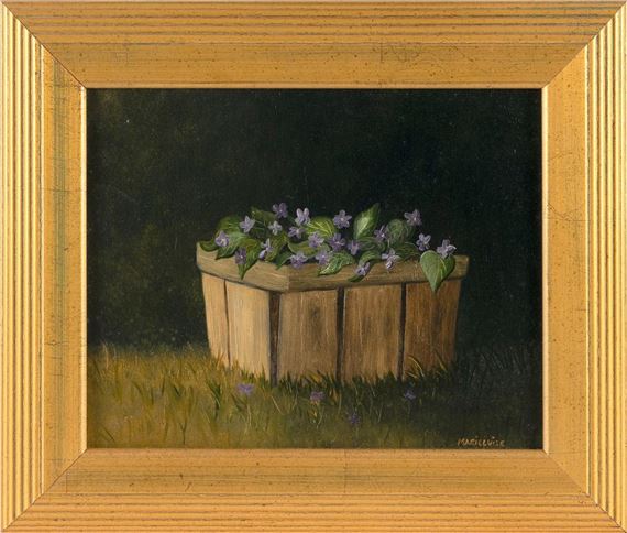 Basket of forget-me-nots - Marieluise Hutchinson