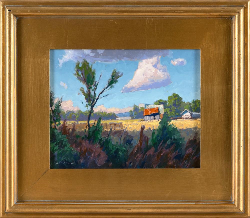 Artwork by Taylor Lynde, Summer Rust, Made of Oil on canvas board