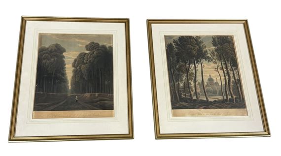 A PAIR OF ENGRAVINGS BY R.REEVE - R. Reeve