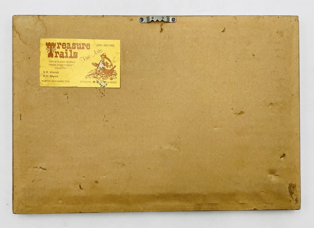 Artwork by Ross Saulet, Ink on Paper Western Artwork Signed Ross Saulet, Made of Ink on Paper