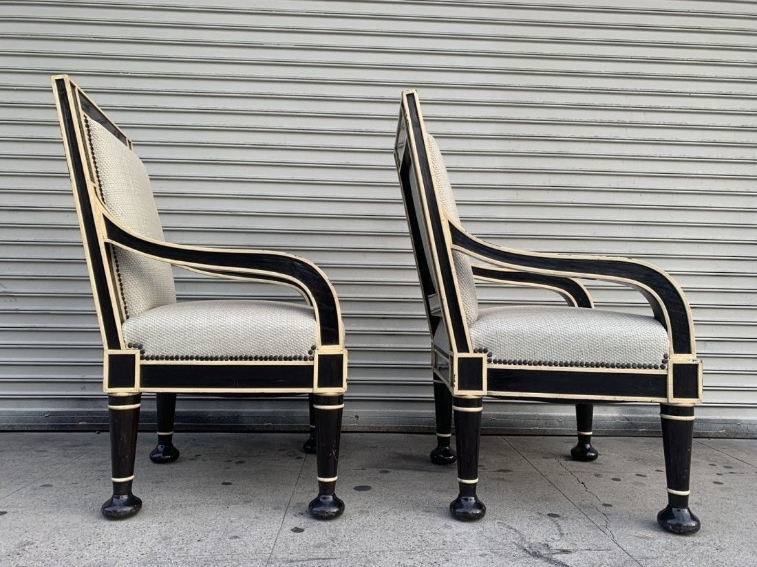 Artwork by Hendrix Allardyce, Pair of Oversized Armchairs by Hendrix-Allardyce, Made of Pair of armchairs