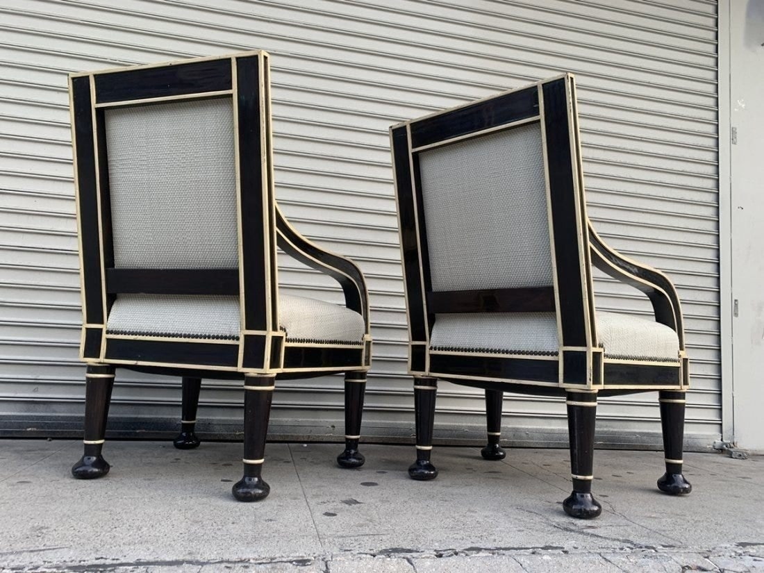 Artwork by Hendrix Allardyce, Pair of Oversized Armchairs by Hendrix-Allardyce, Made of Pair of armchairs