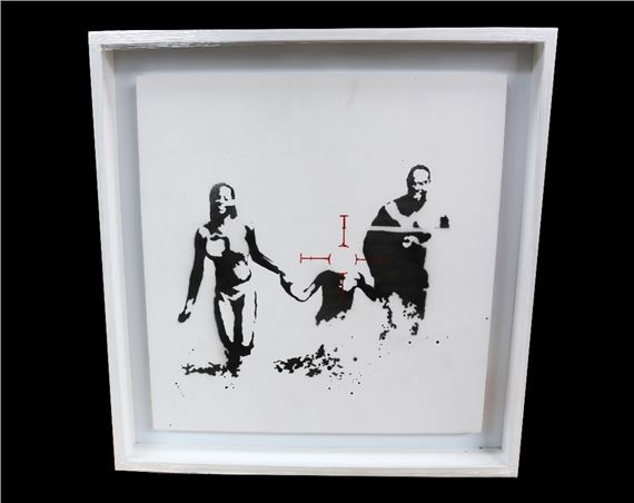 Banksy | Family Target (2005) | MutualArt