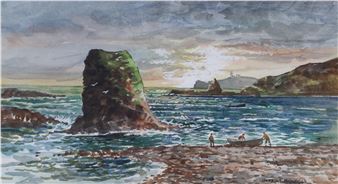 SEA STACK NEAR DUNBAR - Harry MacGregor