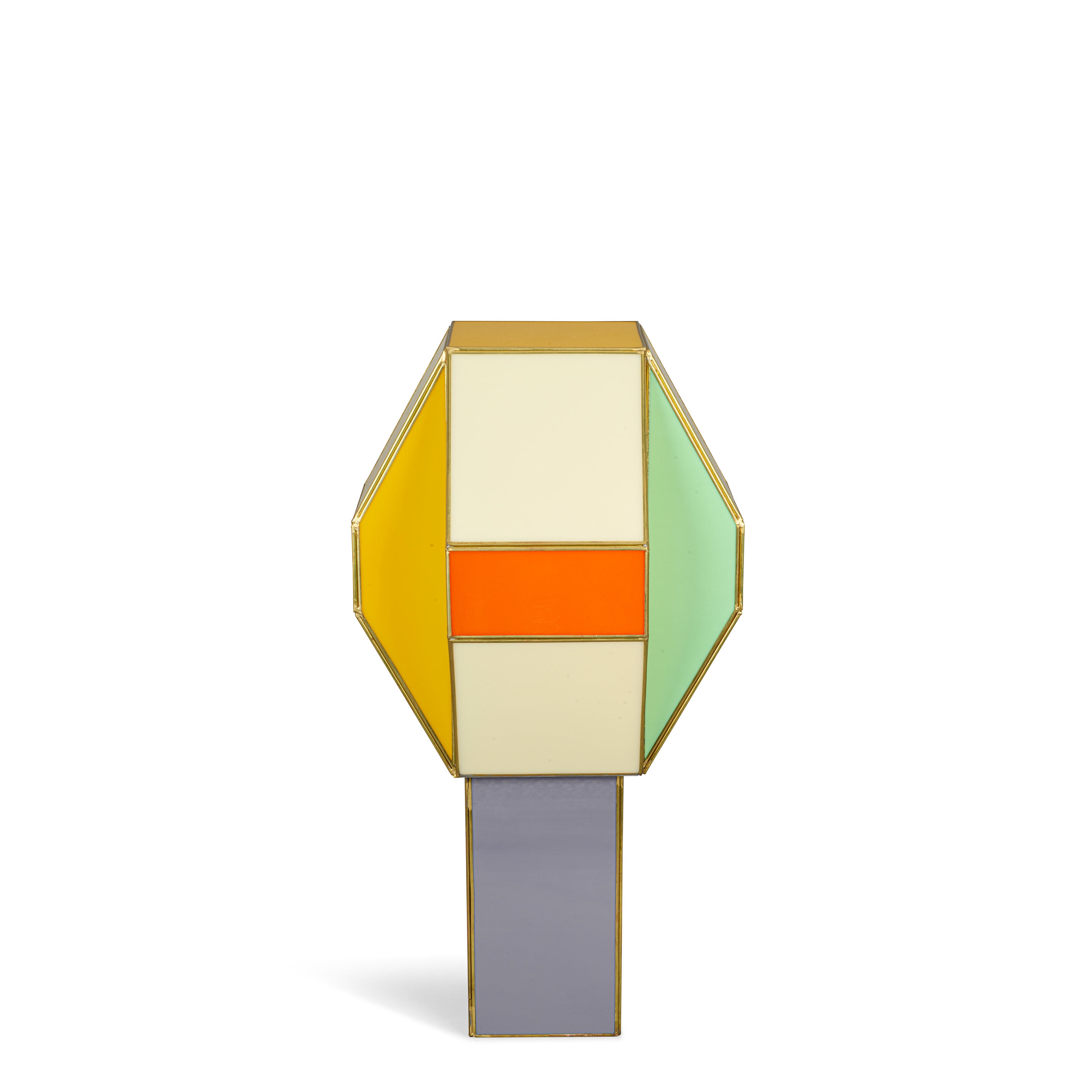 Artwork by Fabien Cappello, Lanterna de Vidrio 1
2019
glass, brass
height 24 5/8in (62.5cm); width 13in (33cm); depth 13in (33cm, Made of glass, brass