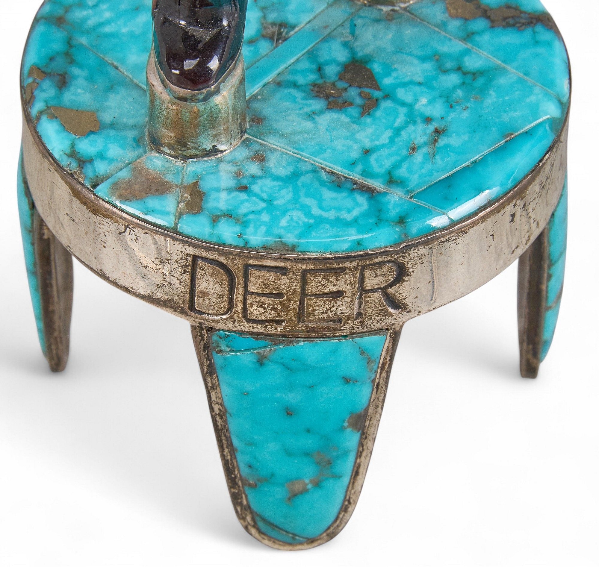 Artwork by David Freeland , Deer, Made of sterling silver