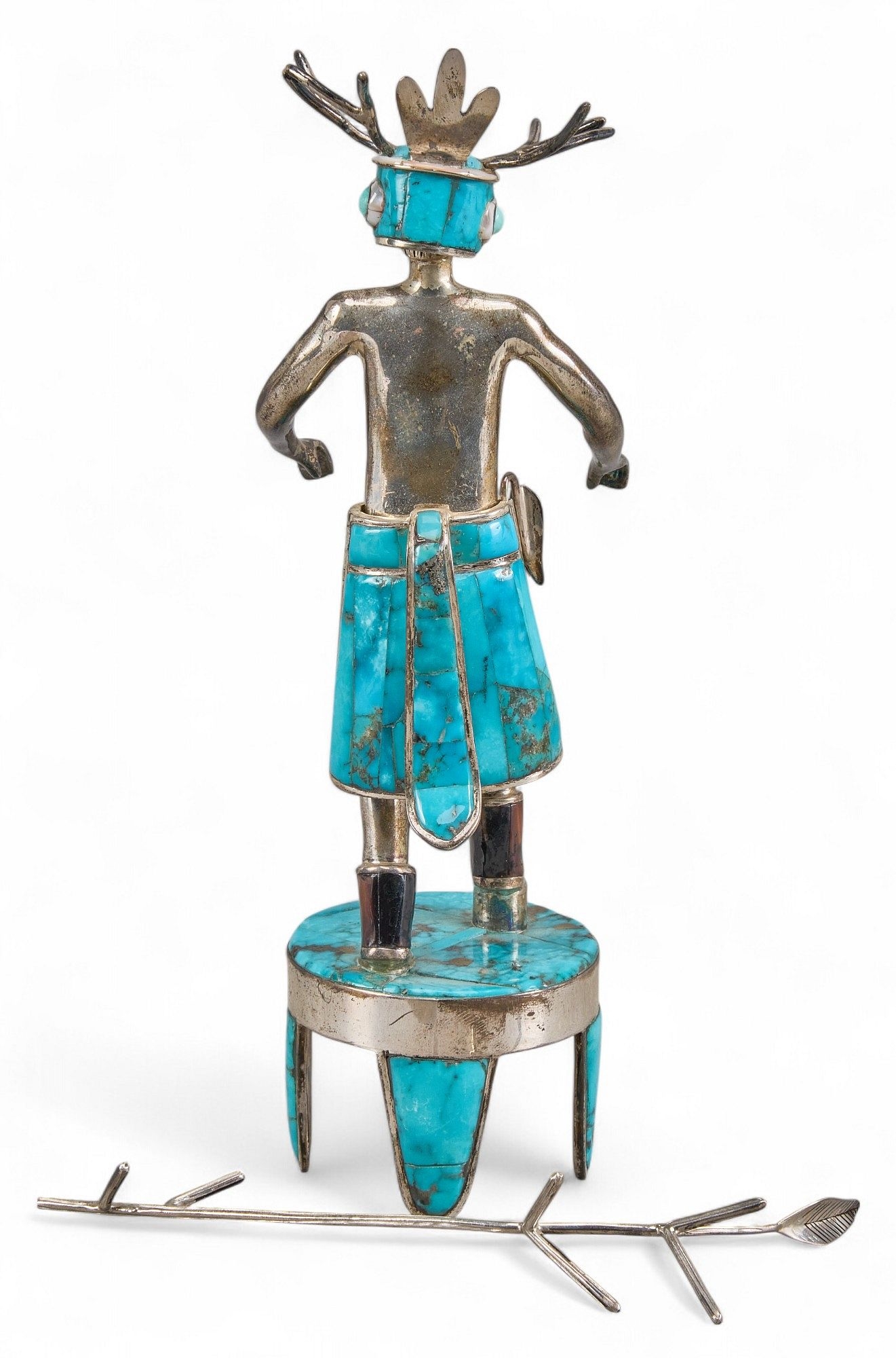 Artwork by David Freeland , Deer, Made of sterling silver