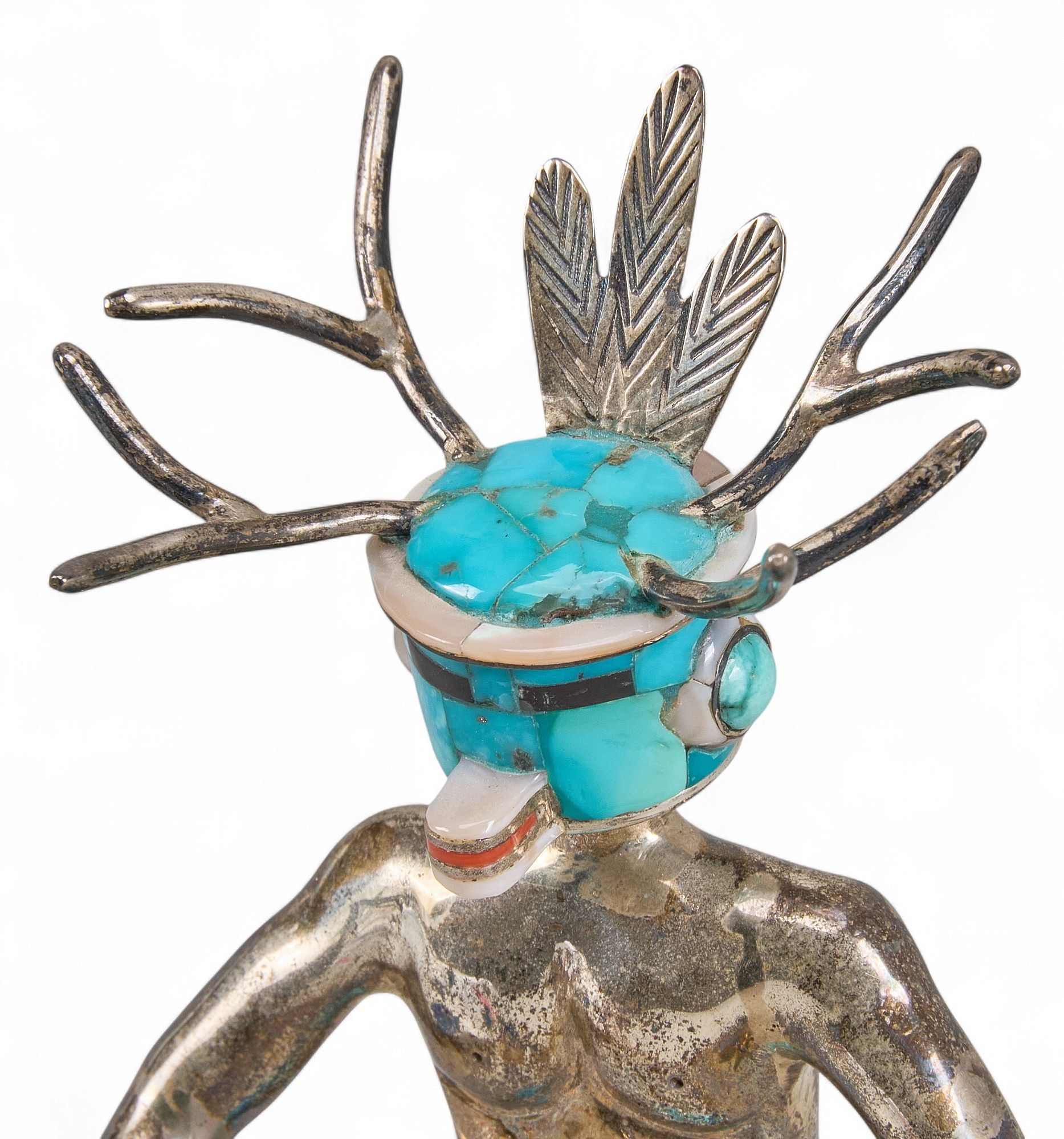 Artwork by David Freeland , Deer, Made of sterling silver